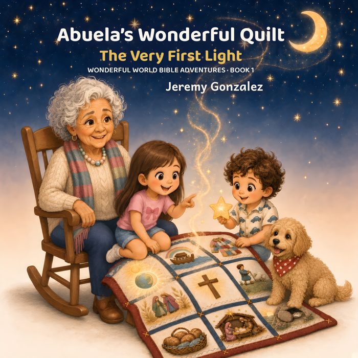 Cover of The Very First Light, Abuela's Wonderful Quilt book 1